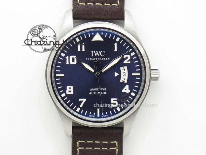 MIROTIME 0224 Pilot Mark XVI “Father & Son 2012” MK Maker SS Sliver Dial A2892 On Black Leather Strap Attractive 7373